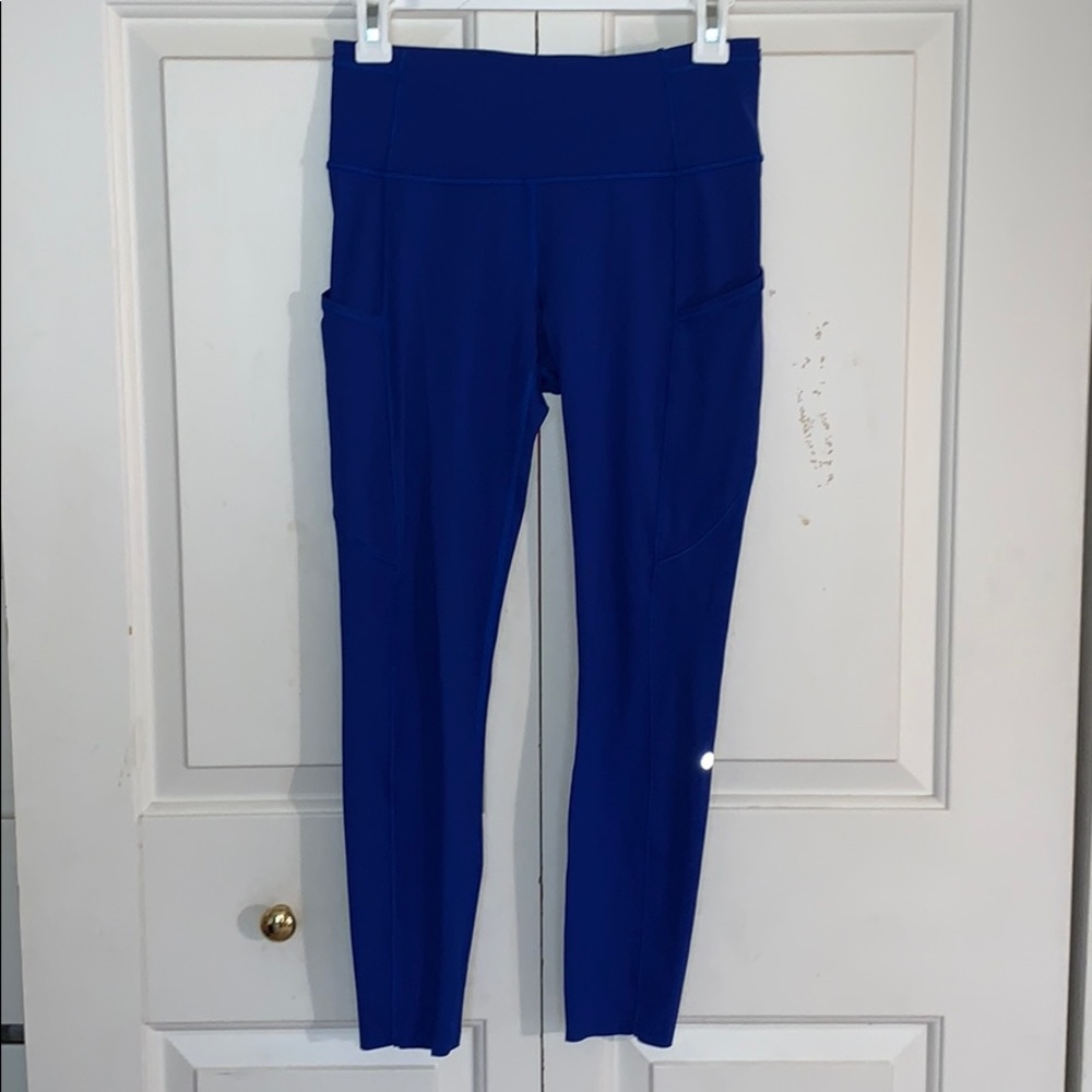 Lululemon Royal Blue Leggings with Pockets